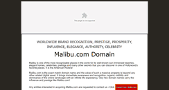 Desktop Screenshot of malibu.com